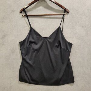 New Direction‎ Black Camisole Women's Size 3X  Base Office Summer Sexy Dainty